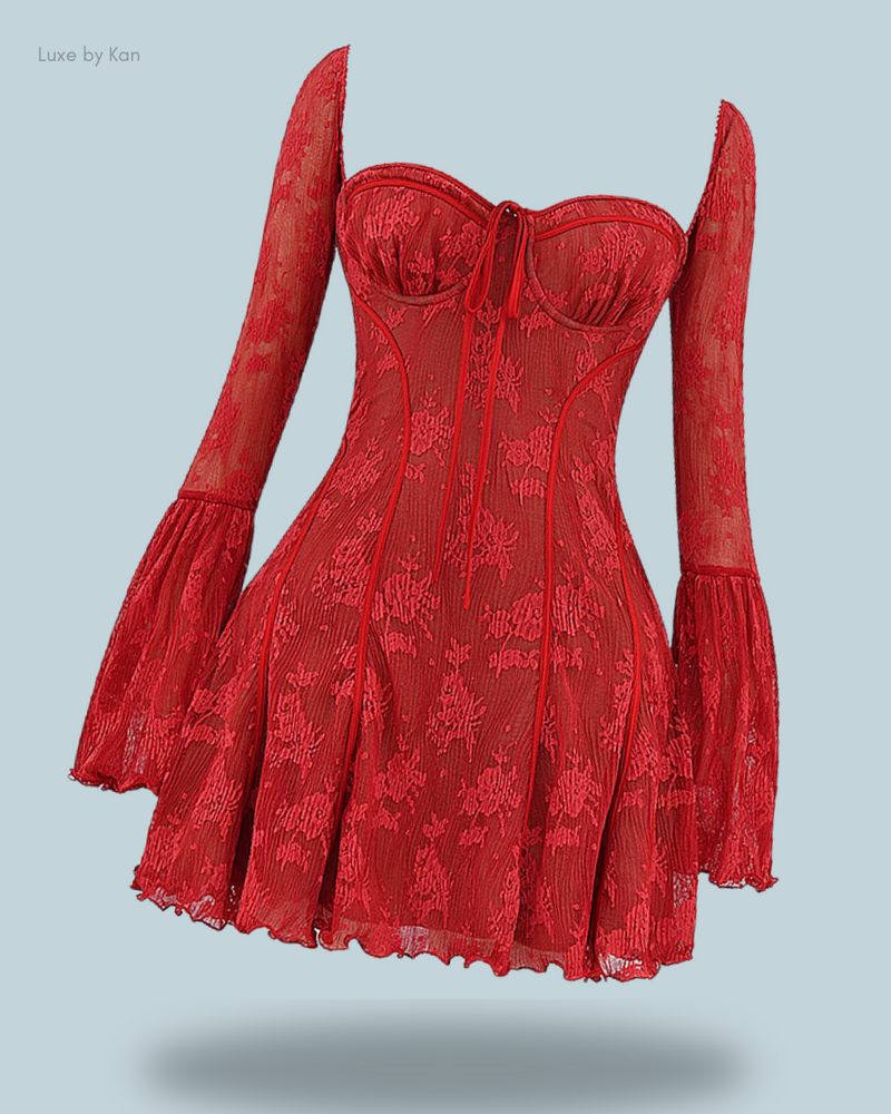 HOUSE OF CB Analissa  Lace Corset Dress
