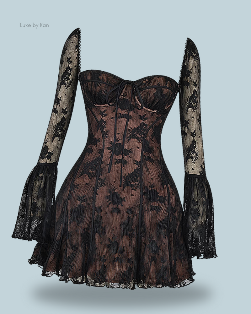 HOUSE OF CB Analissa  Lace Corset Dress