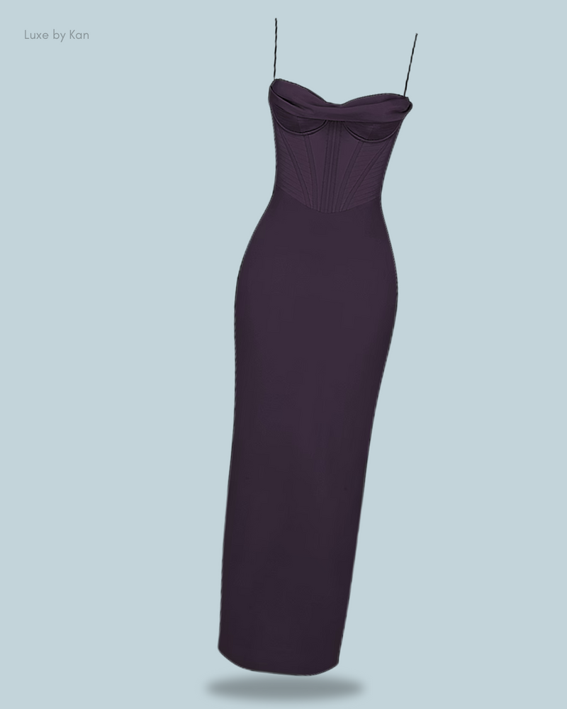 HOUSE OF CB Charmaine Corset Maxi Dress