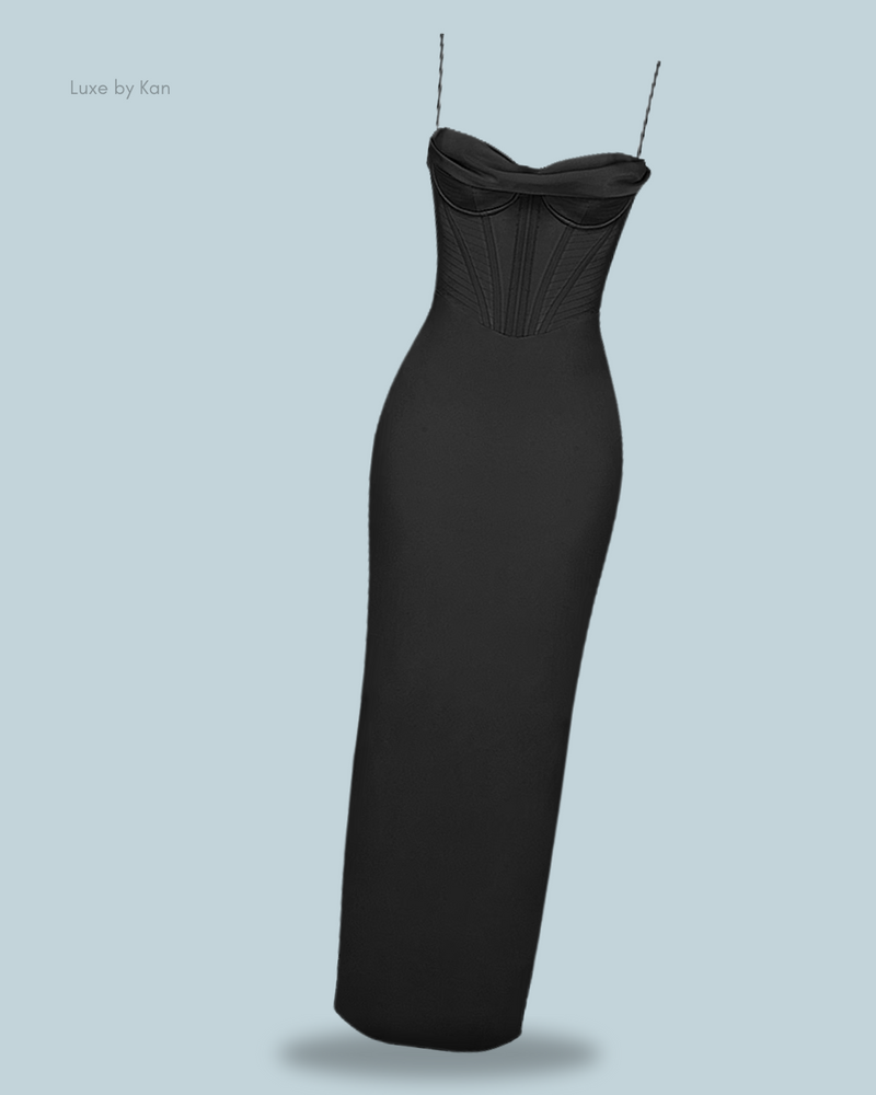 HOUSE OF CB Charmaine Corset Maxi Dress