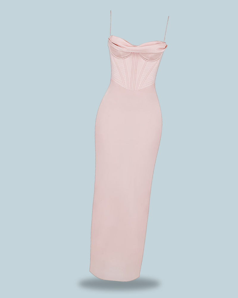 HOUSE OF CB Charmaine Corset Maxi Dress