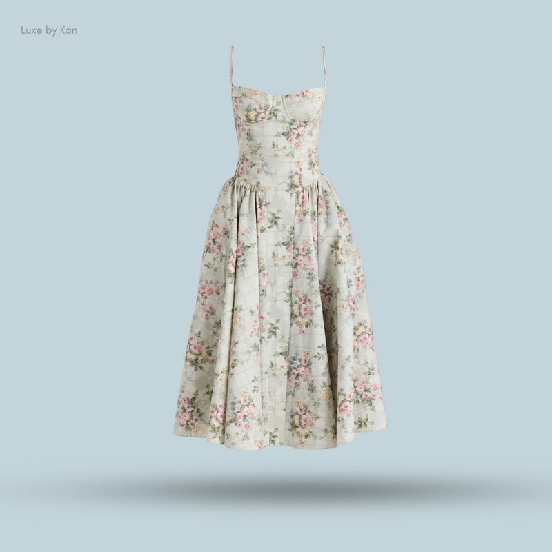 HOUSE OF CB Samaria Gathered Midi Dress