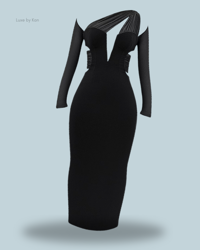 HOUSE OF CB Zahra Plunge Maxi Dress