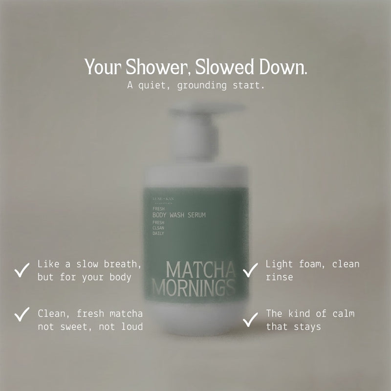LBK Essentials Matcha Mornings Body Wash Serum 250ml