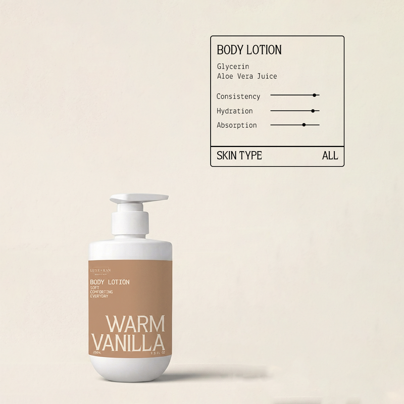 LBK Essentials Warm Vanilla Body Lotion 250ml