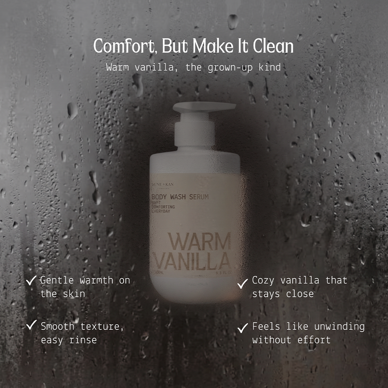 LBK Essentials Warm Vanilla Body Wash Serum 250ml