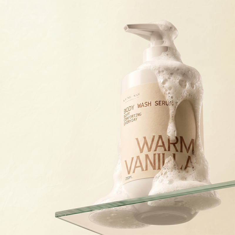 LBK Essentials Warm Vanilla Body Wash Serum 250ml