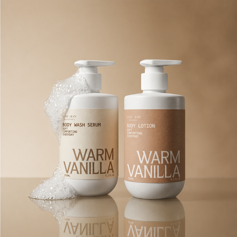 LBK Essentials Warm Vanilla Body Wash Serum 250ml