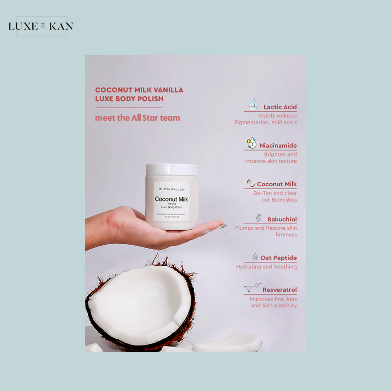 Murshmallow Coconut vanilla Body Polish 350g