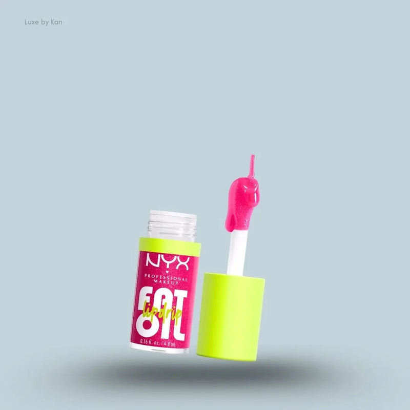 NYX Professional Makeup Fat Oil Lip Drip 12H Hydration Non-Sticky Finish Lip Gloss 4.8ml (Various Shades)