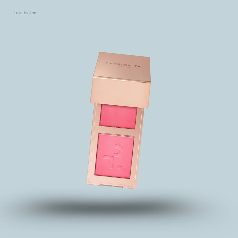 Patrick Ta Mini Major Headlines Double-Take Crème & Powder Blush Duo- Shes That Girl