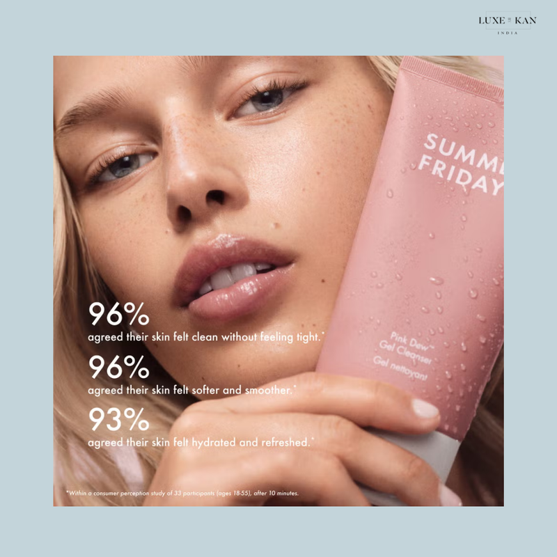Summer Fridays Pink Dew Gel Cleanser
