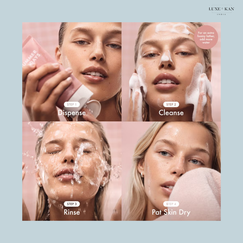 Summer Fridays Pink Dew Gel Cleanser