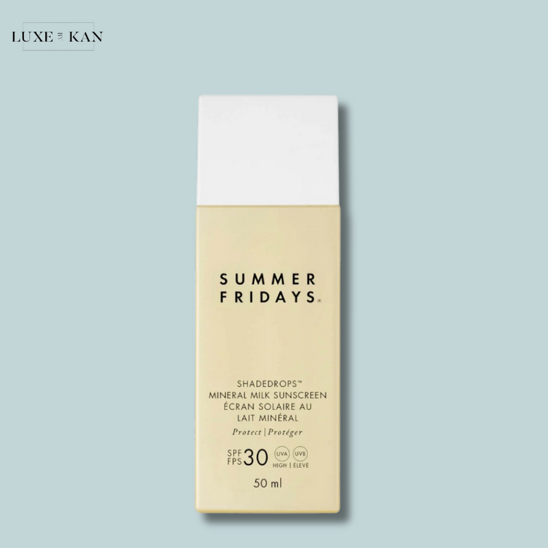 Summer Fridays Shade Drops Broad Spectrum SPF 30 Mineral Milk Sunscreen 50ml