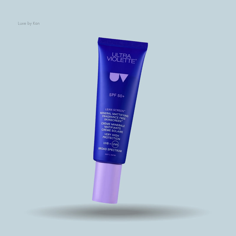 ULTRA VIOLETTE LEAN SCREEN MINERAL MATTIFYING FRAGRANCE FREE SKINSCREEN SPF 50+