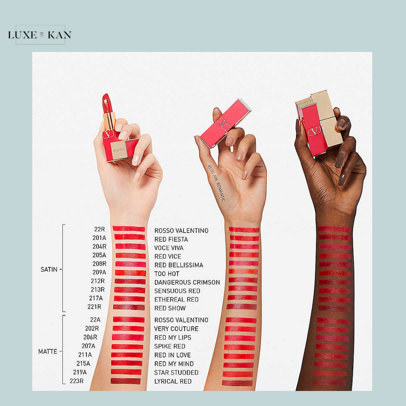 Valentino Beauty Rosso Valentino Satin Refillable Lipstick 3.4g