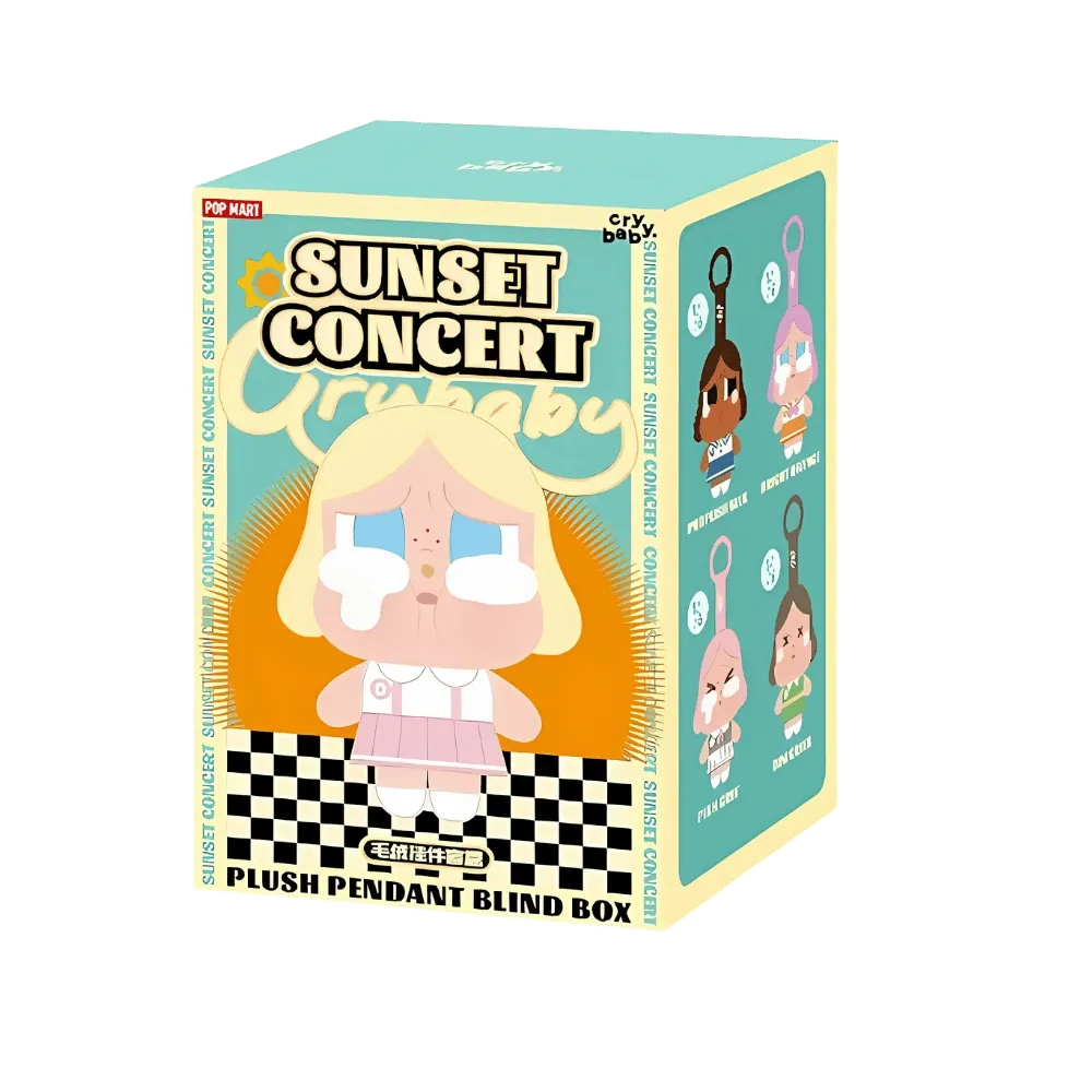  Pop Mart CryBaby Sunset Concert Series Plush Pendant Blind Box