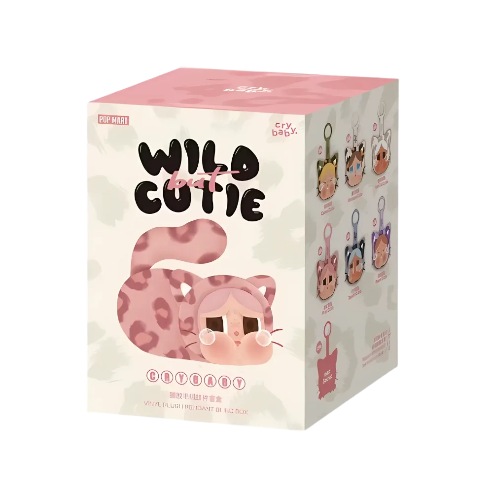 Pop Mart CRYBABY Wild but Cutie Series Vinyl Plush Pendant (PACK OF 1)