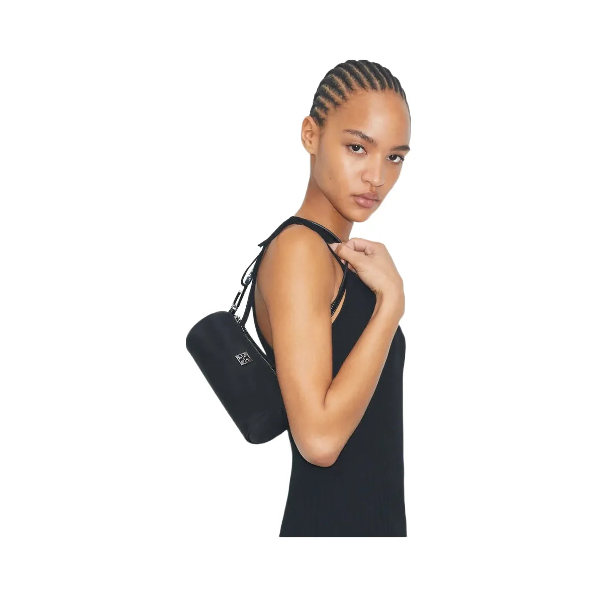 Tory Burch Virginia Cylinder Bag Black