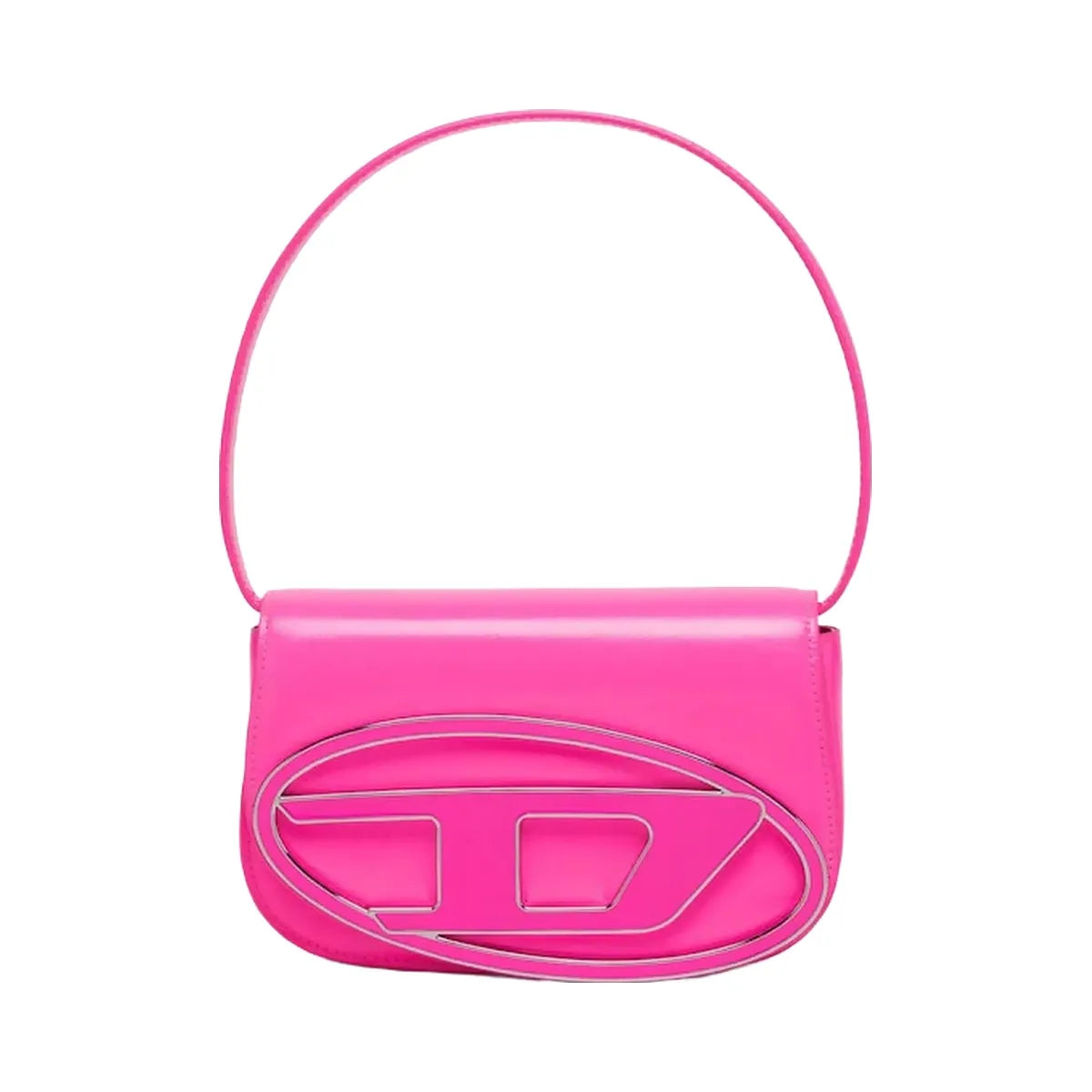 Diesel 1Dr Shoulder Bag Pink Fluo