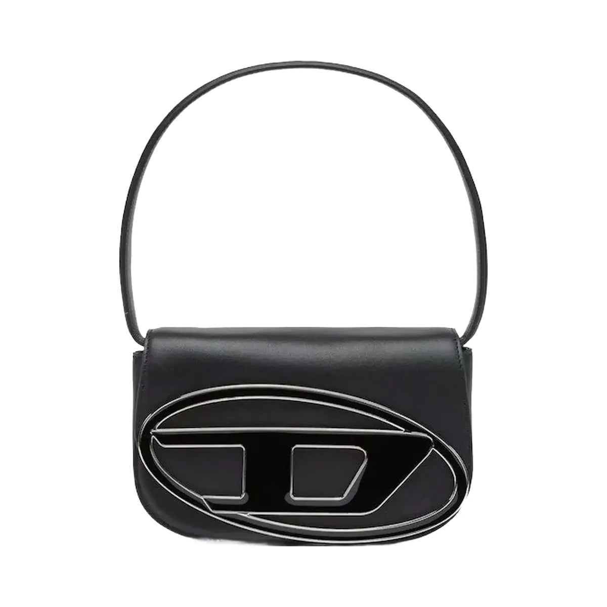Diesel 1Dr Shoulder Bag Nappa Leather Black