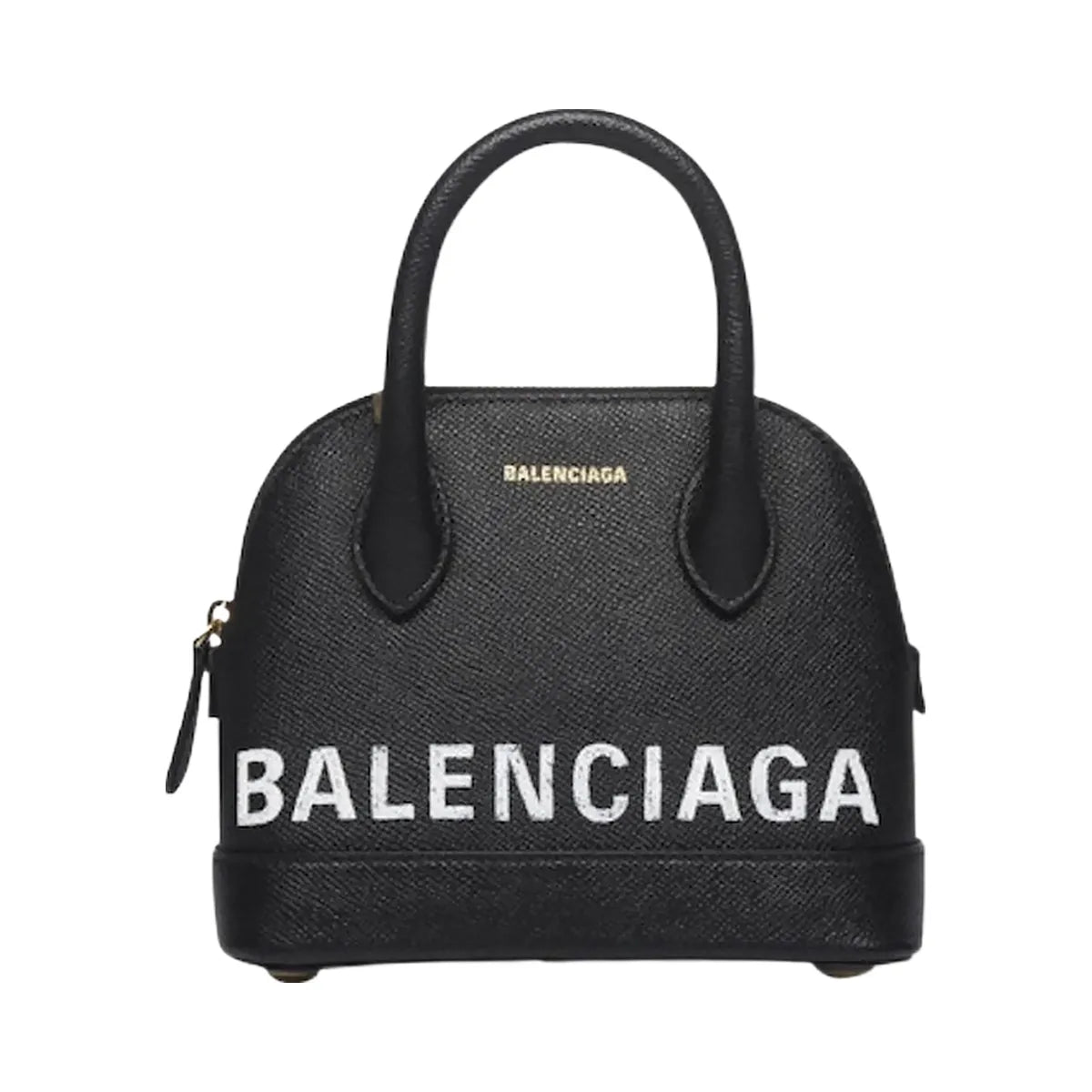 Balenciaga Ville Top Handle Xxs Black/White