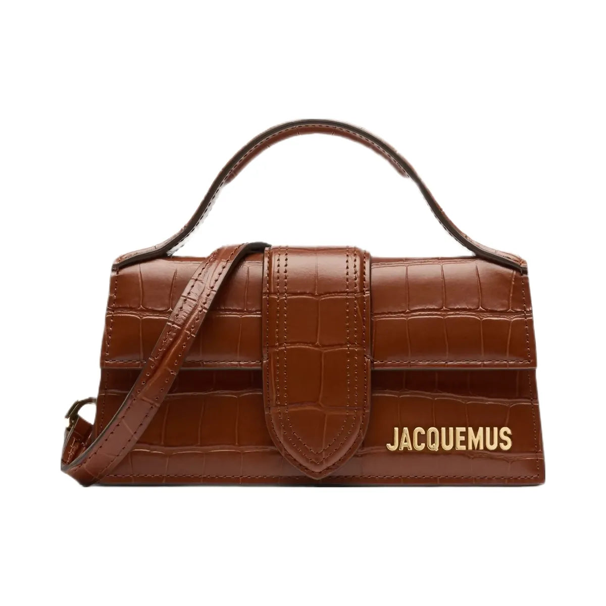 Jacquemus The Bambino Mini Flap Bag Brown