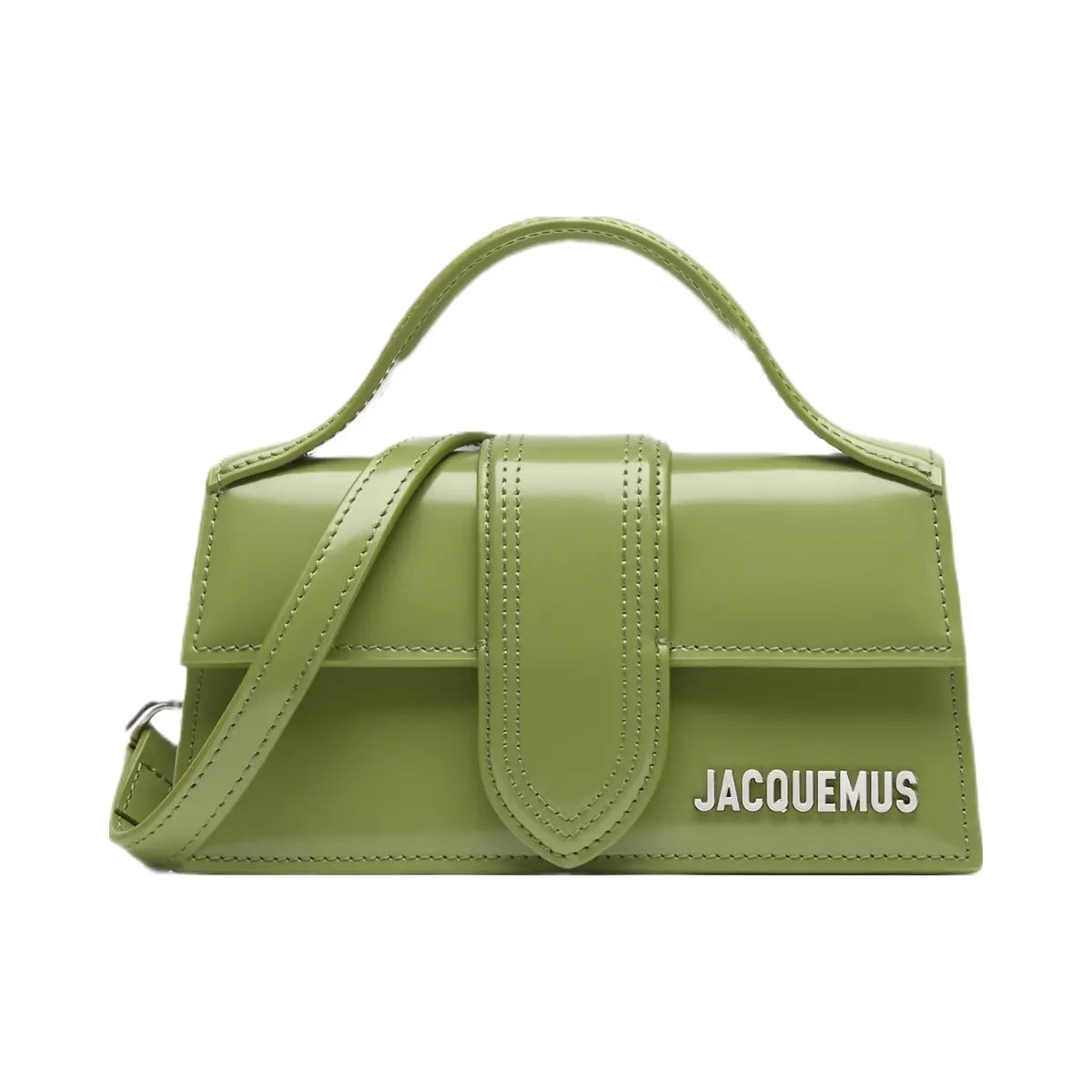 Jacquemus The Bambino Mini Flap Bag Green