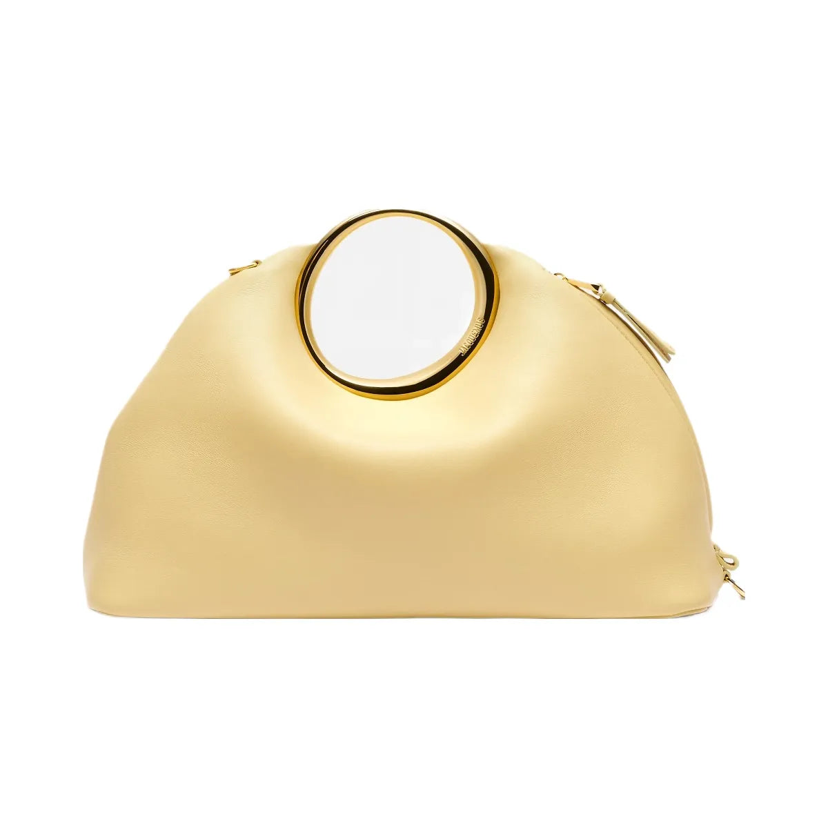 Jacquemus The Calino Nappa Leather Handbag Pale Yellow