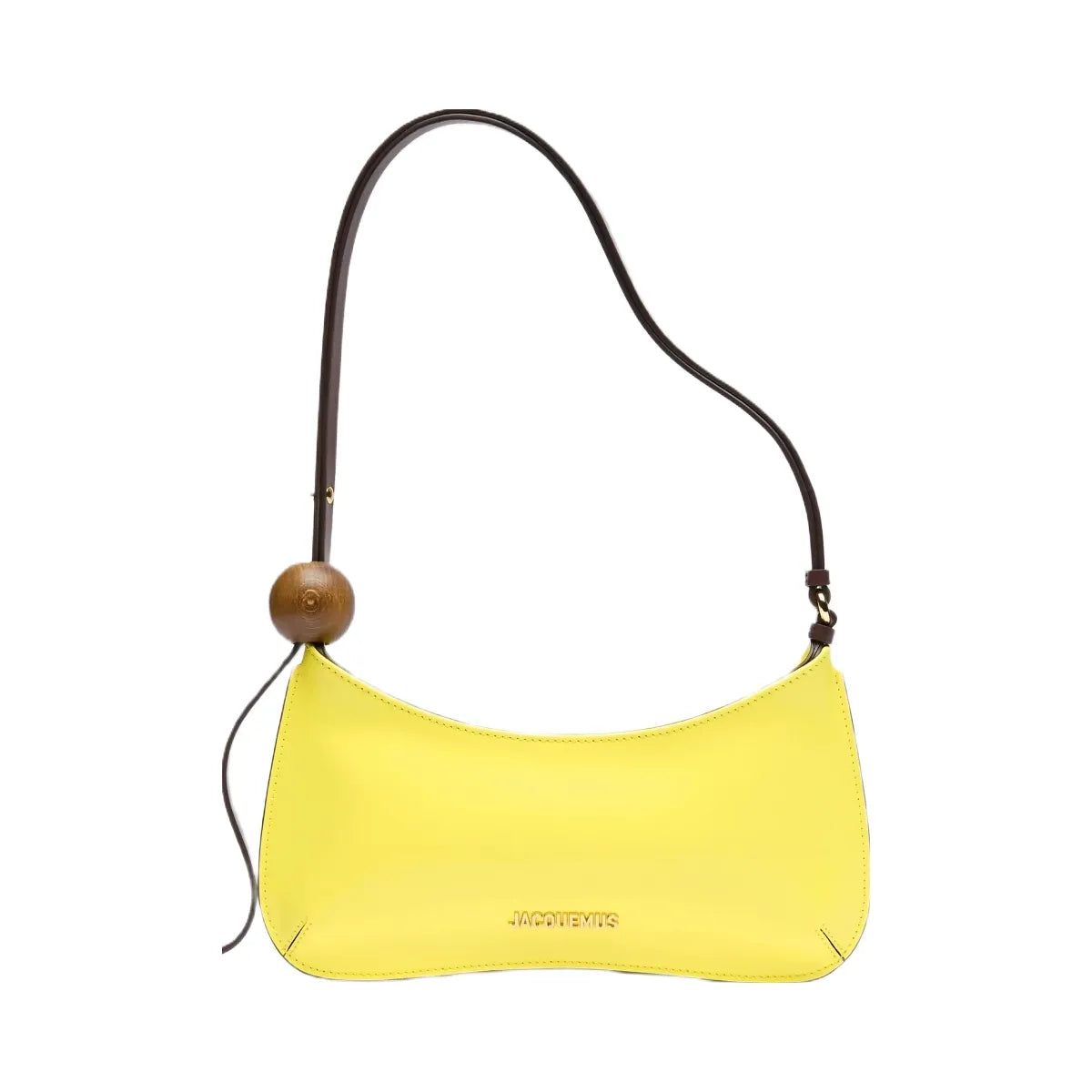 Jacquemus The Bisou Perle Beaded Shoulder-Bag Yellow
