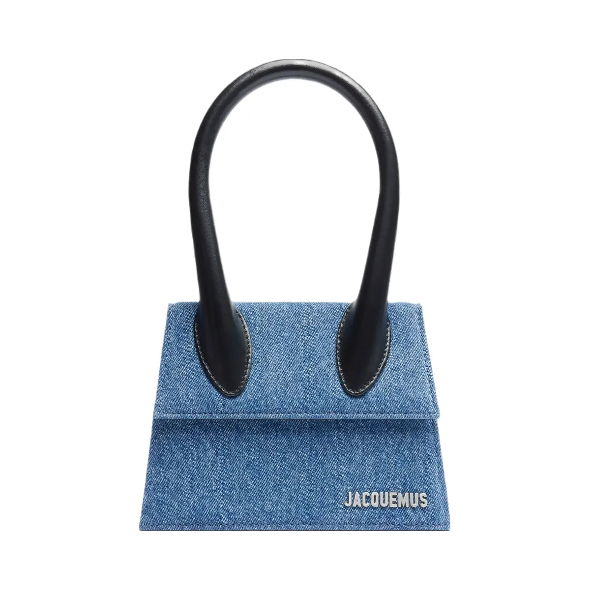 Jacquemus The Medium Chiquito Structured Denim Bag Blue
