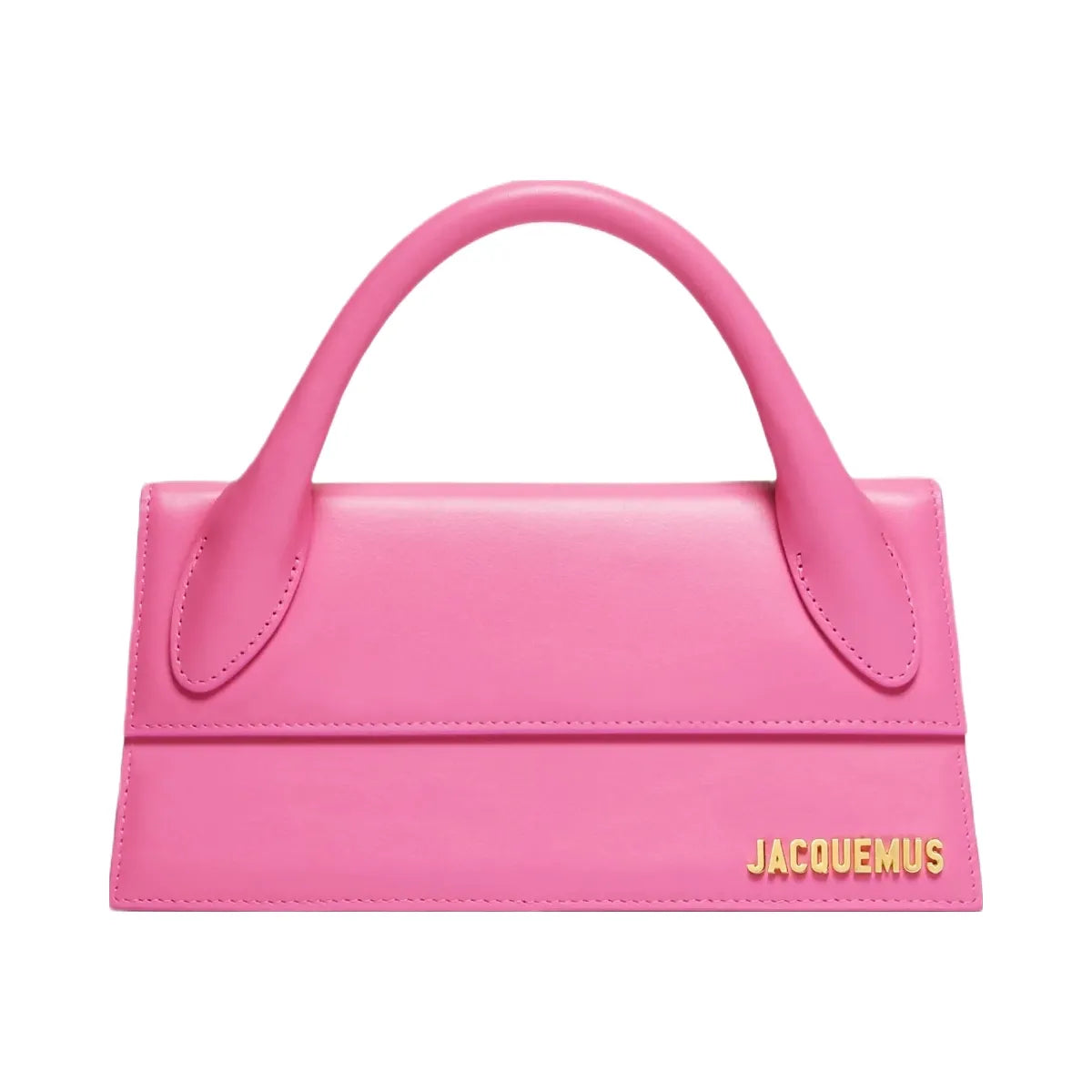 Jacquemus The Long Chiquito Smooth Leather Structured Bag Pink