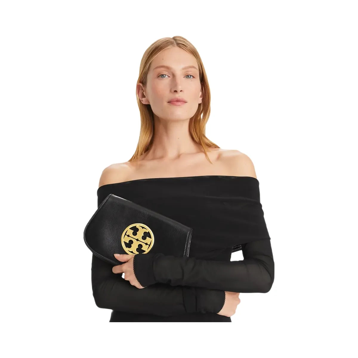 Tory Burch Reva Clutch Black