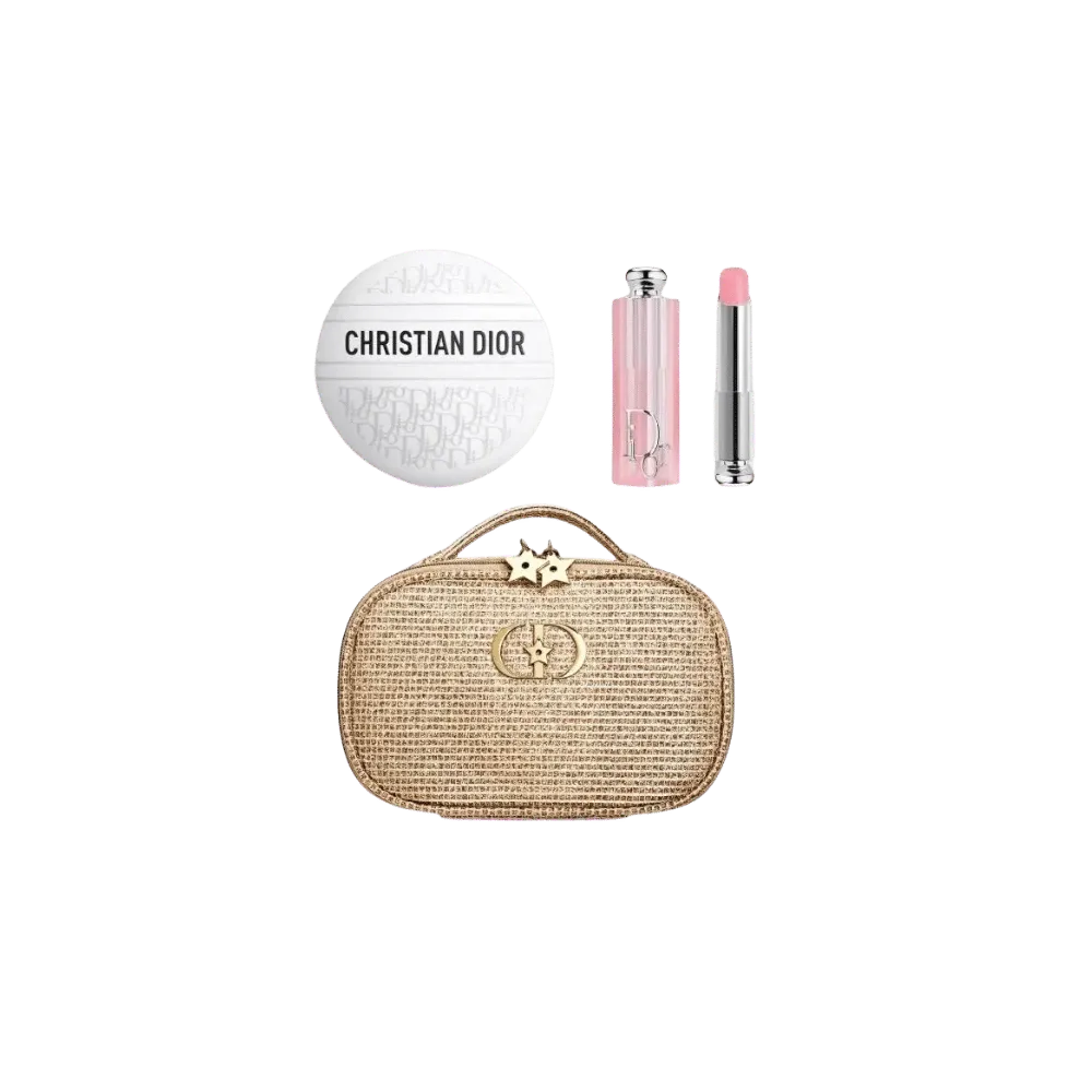 Dior 25th Anniversary Christmas Limited Edition Addict Lip Glow + Lip Balm Set
