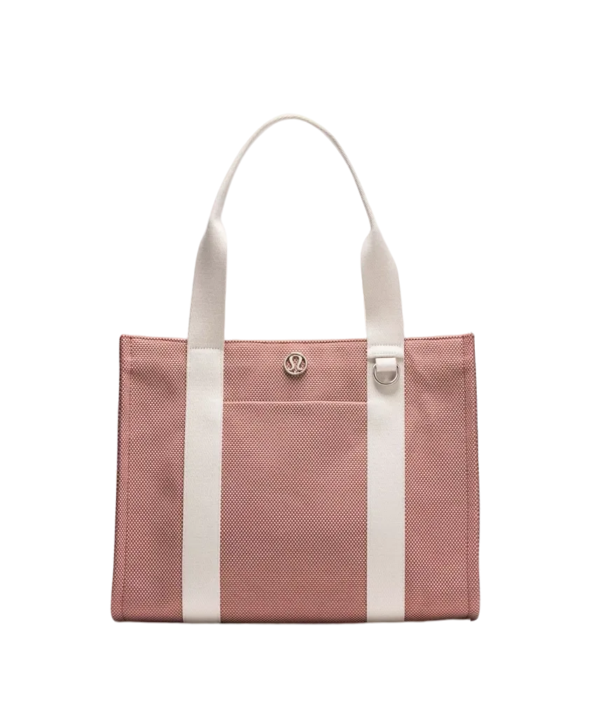 Lululemon Two-Tone Canvas Tote Bag 10L Spiced Chai/Bone
