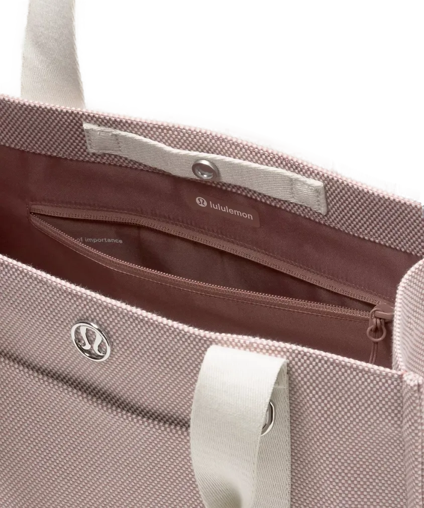 Lululemon Two-Tone Canvas Tote Bag 10L Spiced Chai/Bone
