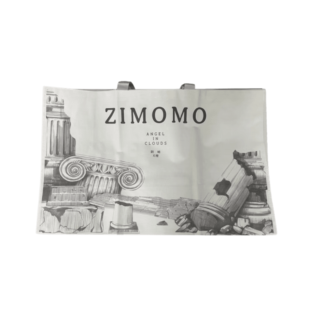 Pop Mart The Monsters Labubu Zimomo Angel in Clouds Figure + Tote Bag