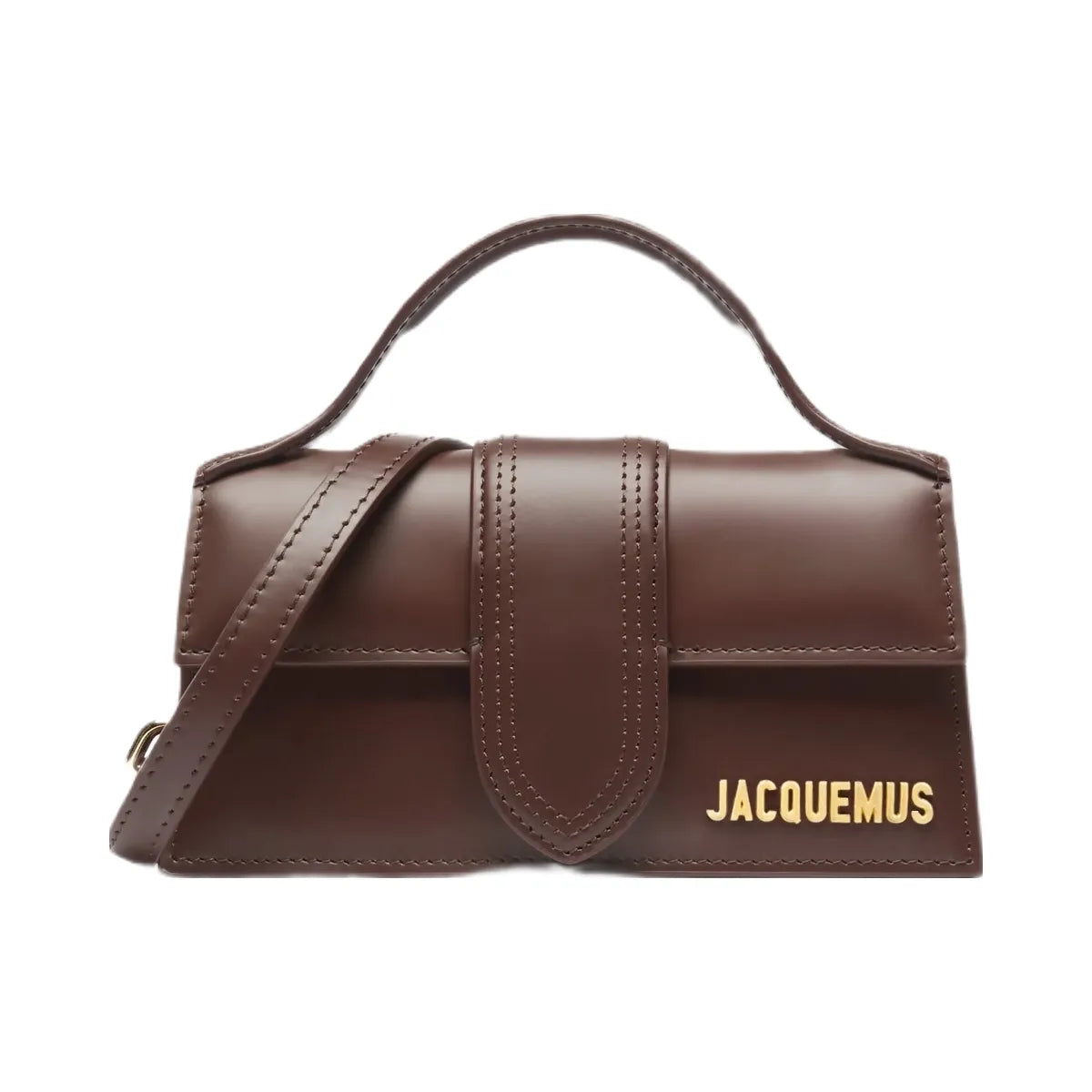 Jacquemus The Bambino Smooth Leather Structured Bag Brown