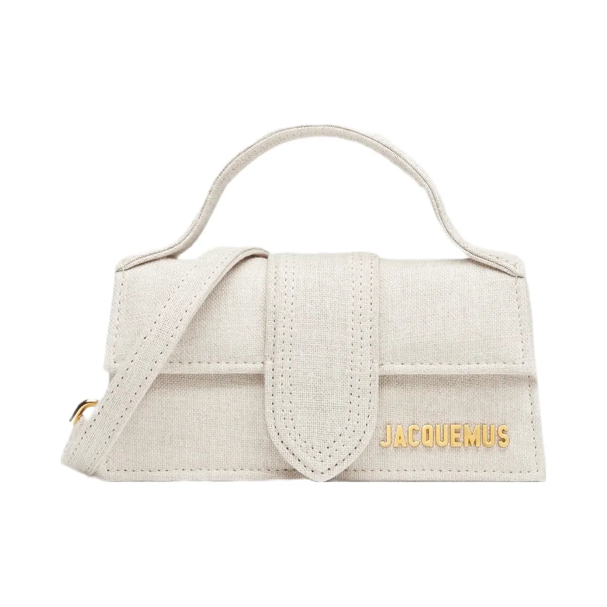 Jacquemus The Bambino Mini Flap Bag Light Greige