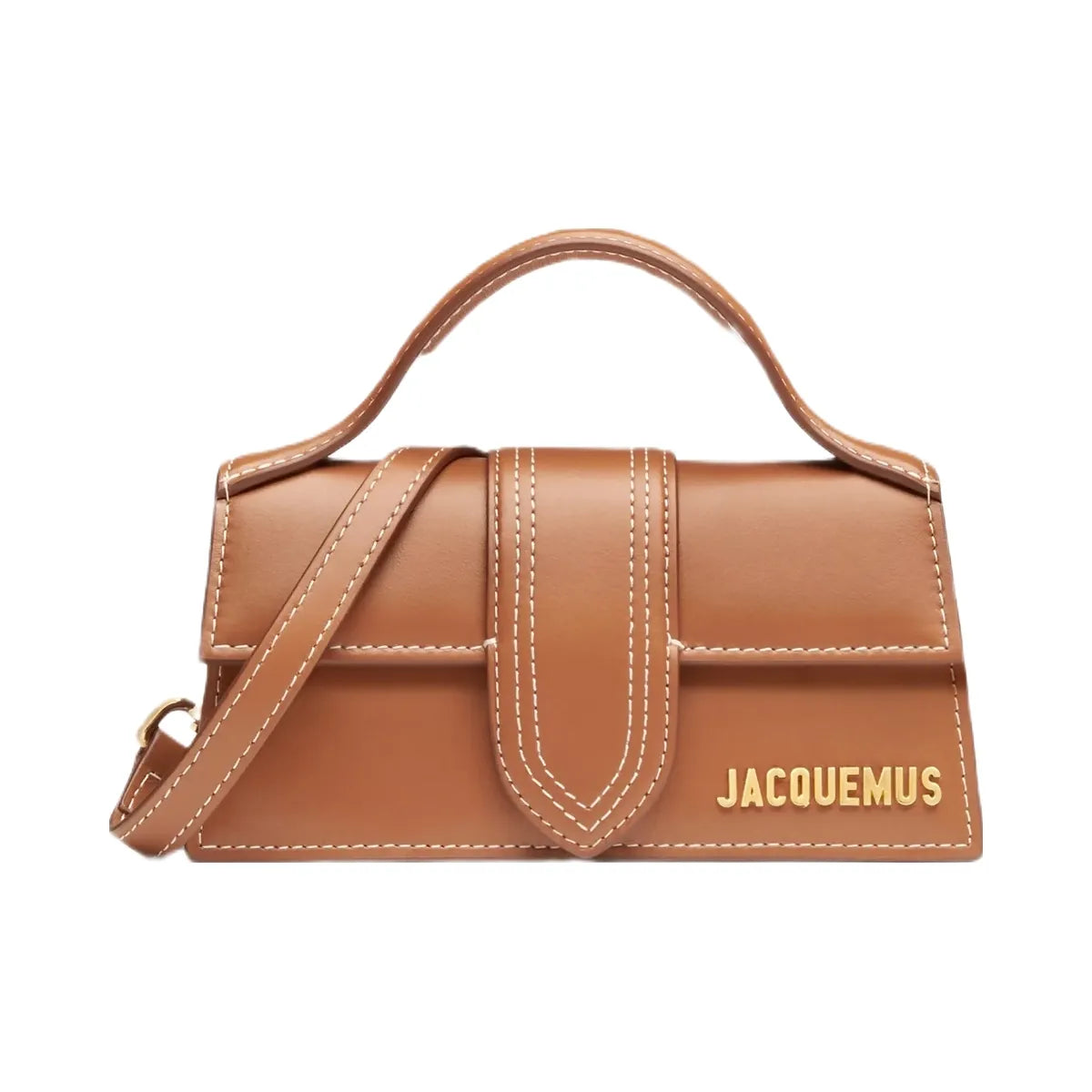 Jacquemus The Bambino Small Flap Bag Light Brown