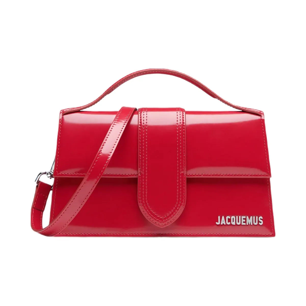 Jacquemus The Large Bambino Crossbody Flap Bag Red