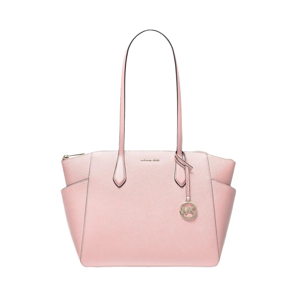 Michael Kors Marilyn Medium Saffiano Leather Tote Bag Powder Blush