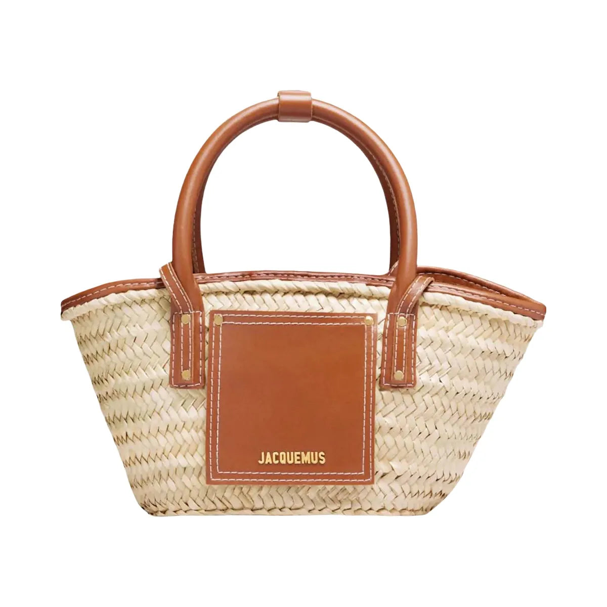 Jacquemus Basket Bag Le Petit Panier Soli Light Brown
