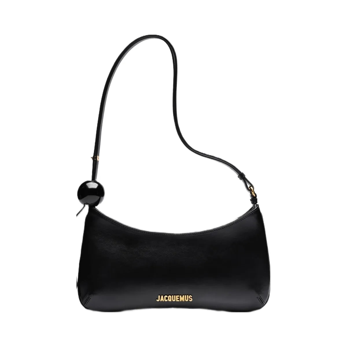 Jacquemus The Bisou Perle Beaded Shoulder Bag Black
