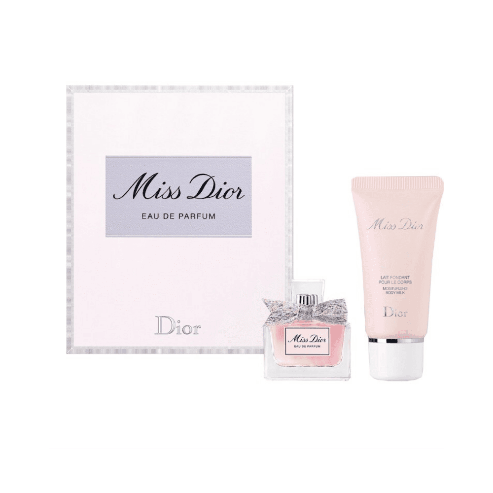 Miss Dior Perfume and Lotion Mini Gift Set (Perfume 5 ML/ Lotion 0.67 Fl Oz)