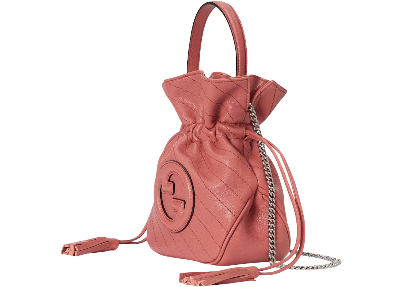 Gucci Blondie Mini Bucket Bag Pink
