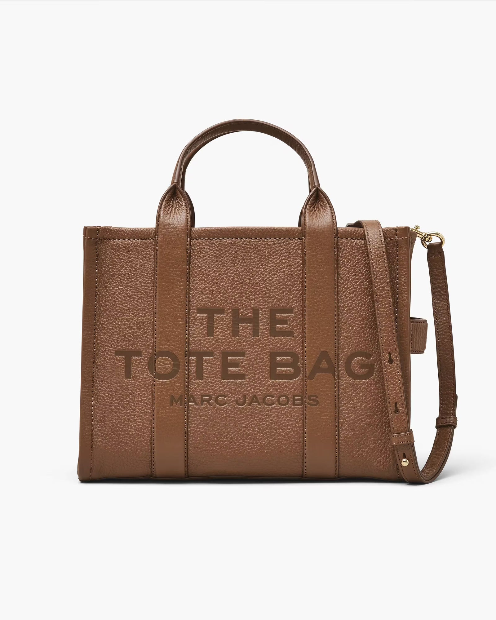 Marc Jacobs Marc Jacobs The Leather Medium Tote Bag Argan Oil Argan Oil
