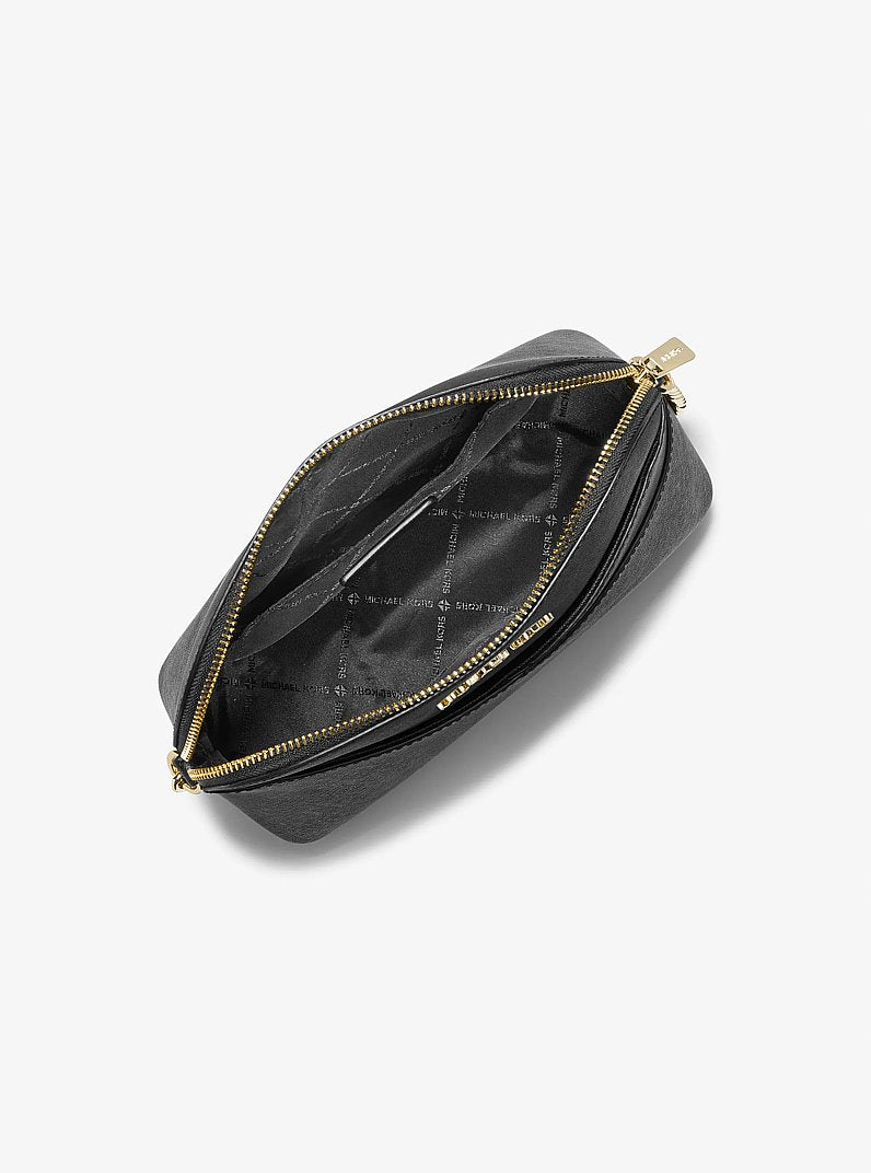 Michael Kors Jet Set Travel Medium Dome Crossbody Bag Black