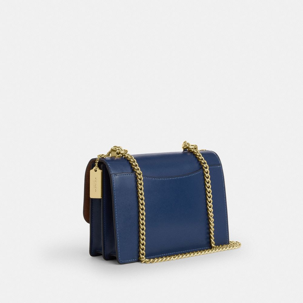 Coach Klare Crossbody Bag Gold Deep Blue