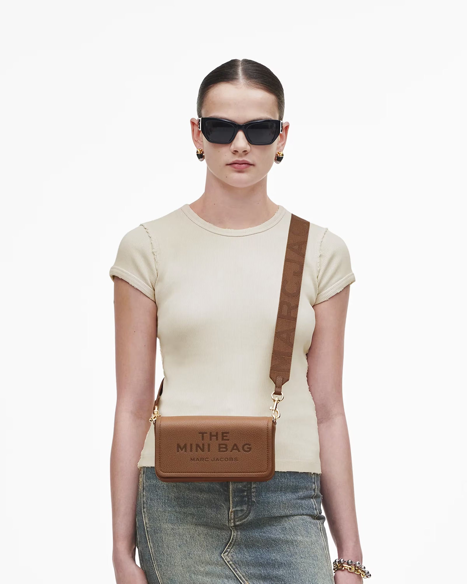 Marc Jacobs Leather Mini Bag Argan Oil